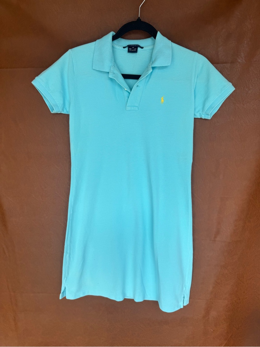 Ralph Lauren Sport Aqua Polo Dress XS 100% Cotton
